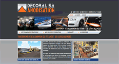 Desktop Screenshot of decoral-aluminium.fr